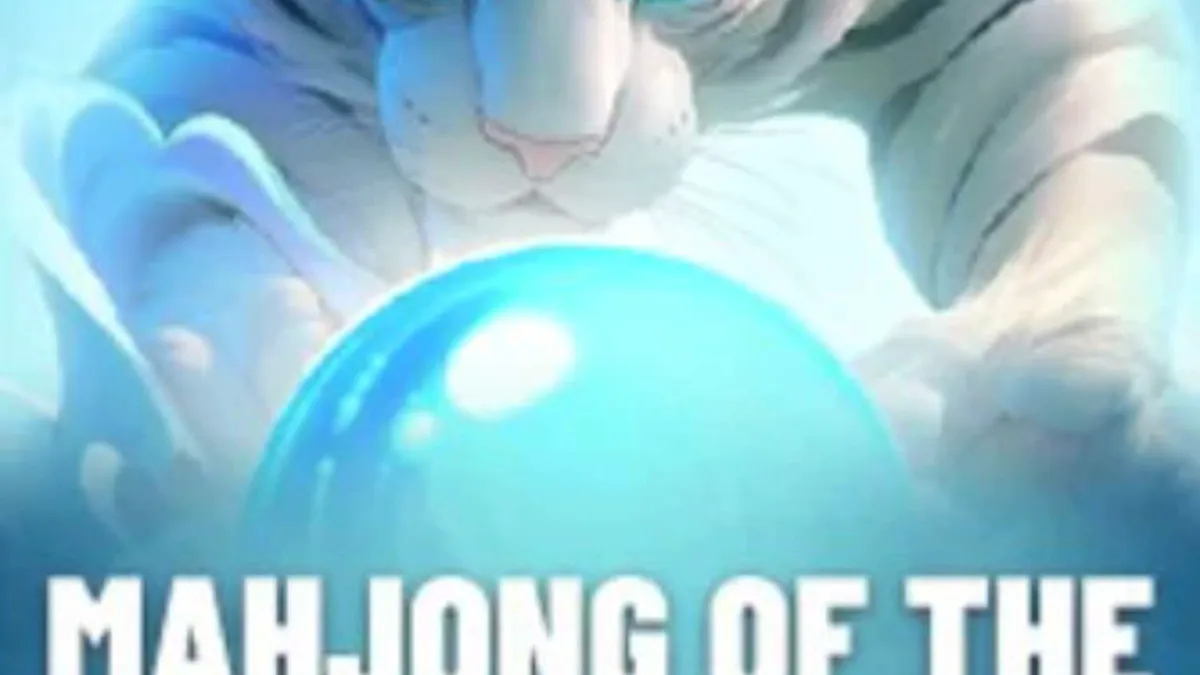 Mahjong of the White Tiger slot machine screen showing golden symbols and tiger theme